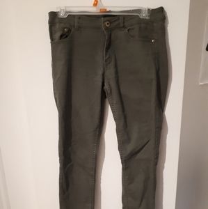 Skinny jeans kaki